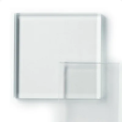 Clear polycarbonate sample