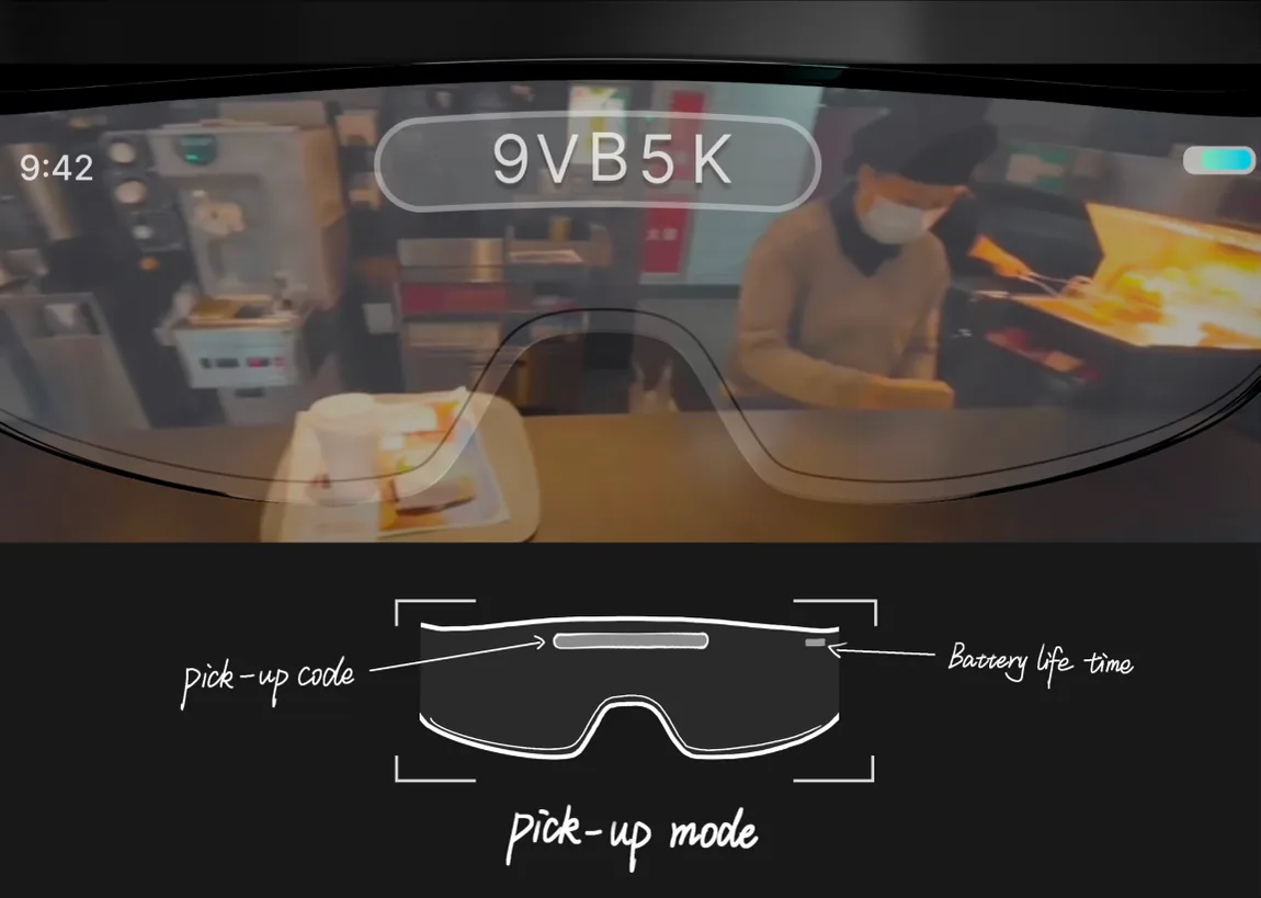 Pick-up mode: pick-up code and battery life
