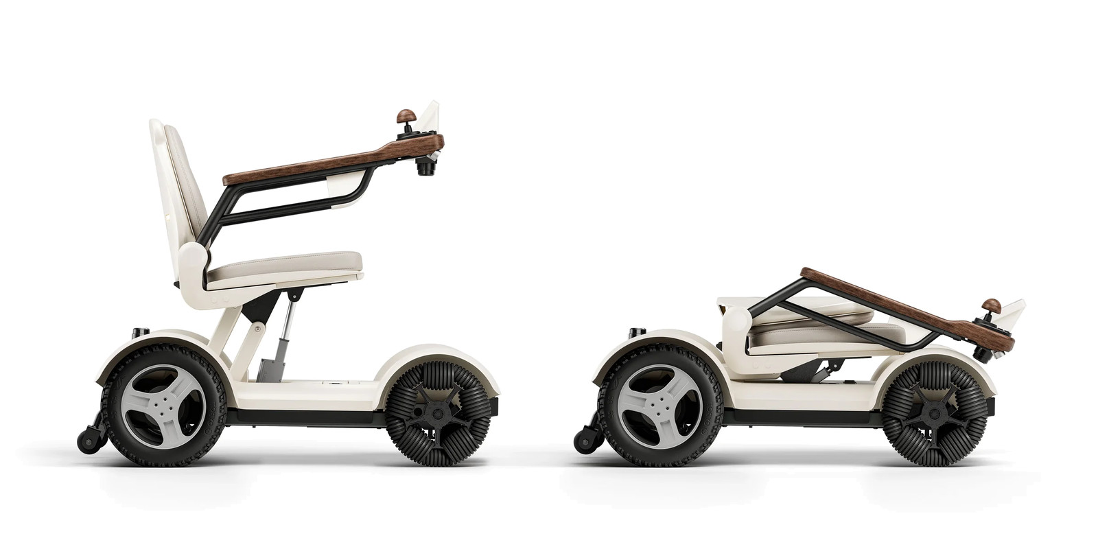 CIHANG foldable personal care robot, side view