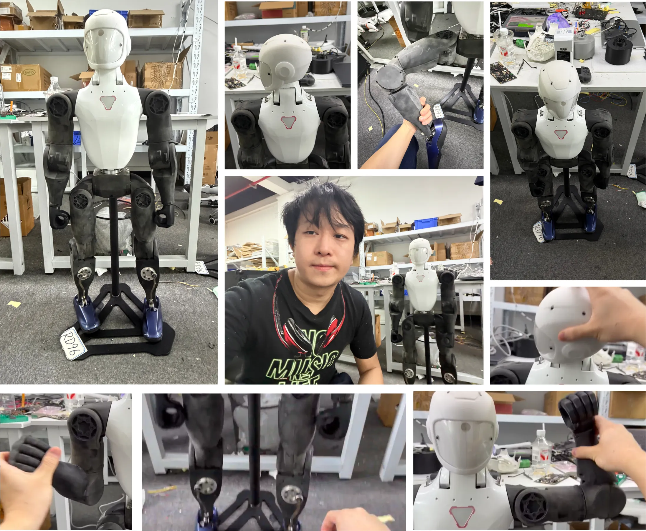 The pre-production prototype in the lab